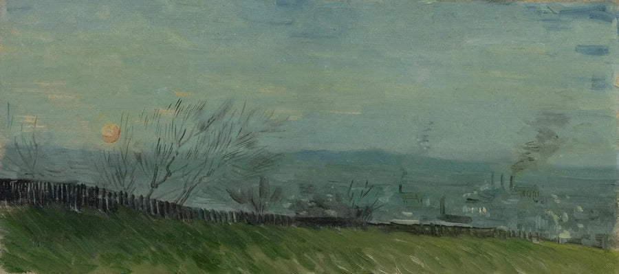 Sunset at Montmartre - Vincent van Gogh