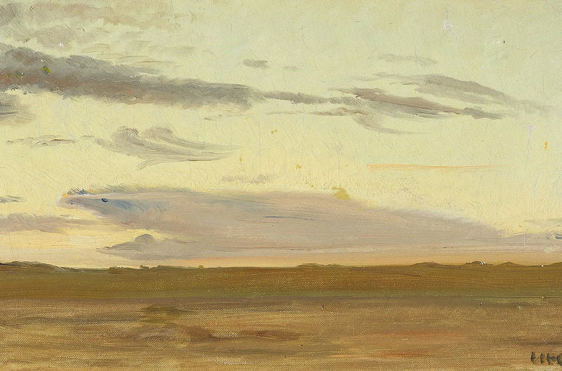 Sunset at Skagen. - Michael Peter Ancher