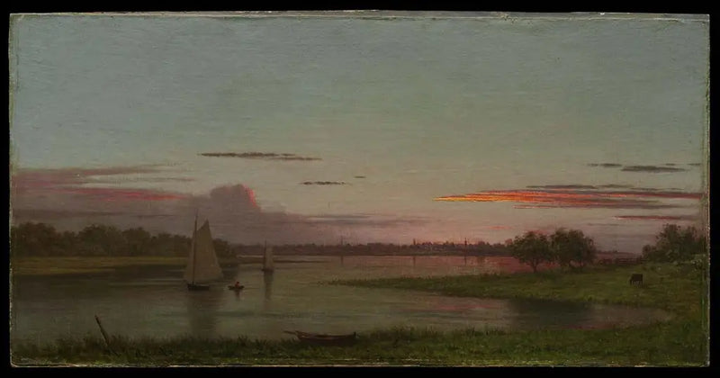 Sunset, Black Rock, Connecticut - Martin Johnson Heade