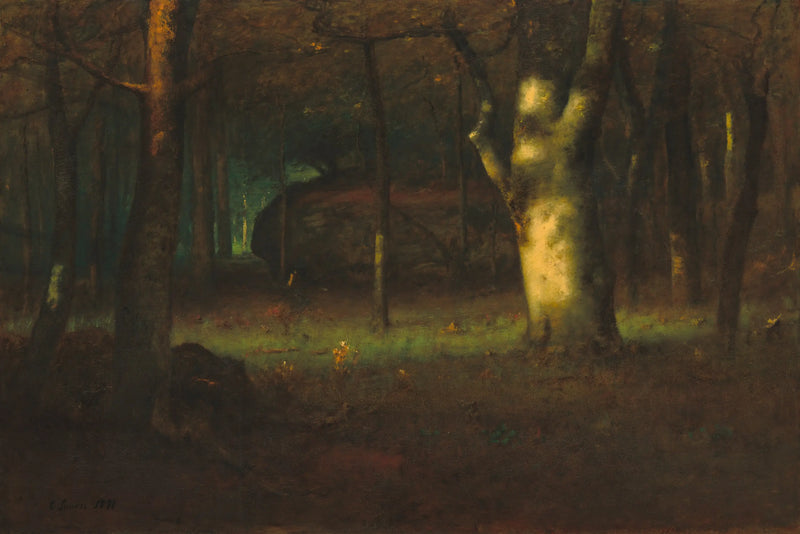 Sunset in the Woods - George Inness