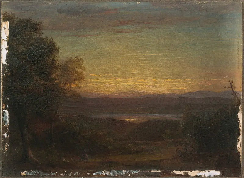 Sunset from Olana - Frederic Edwin Church