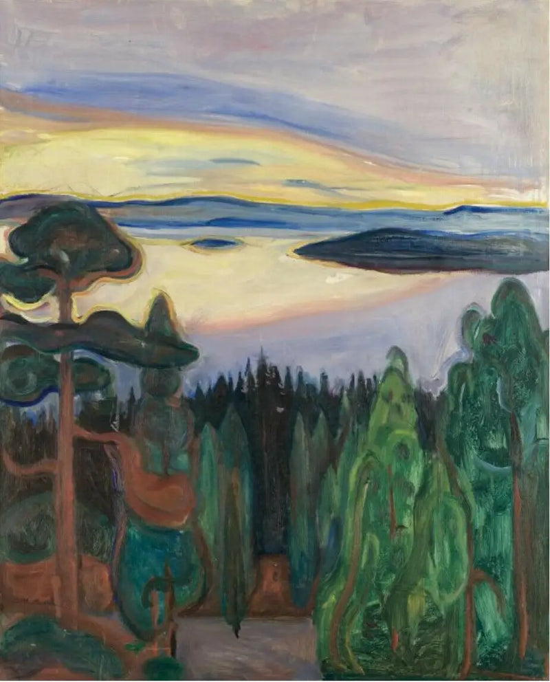 Sunset, Nordstrand - Edvard Munch