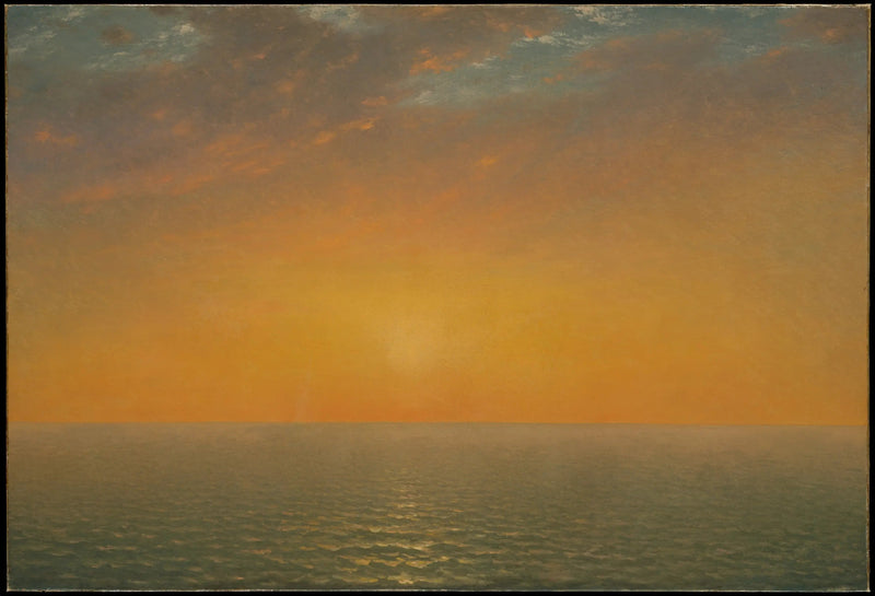 Sunset over the sea - John Frederick Kensett