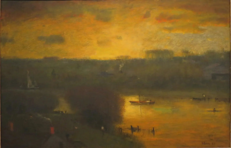 Sunset on the Passaic - George Inness