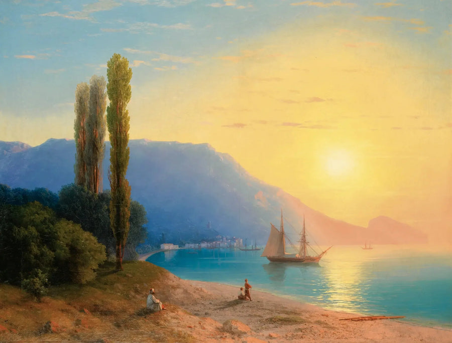 Sunset over Yalta - Ivan Aïvazovski