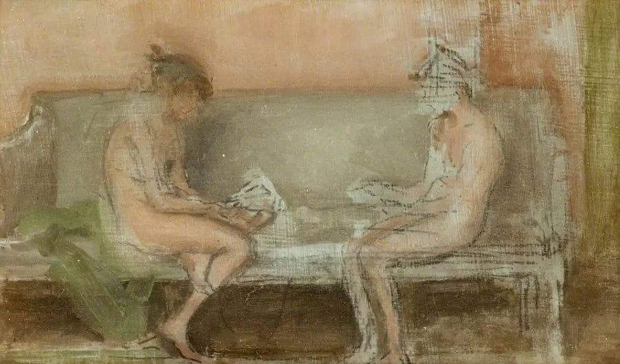 Flesh and silver: the card players - James Abbott McNeill Whistler