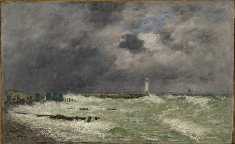 Squall in front of Frascati, Le Havre - Eugène Boudin