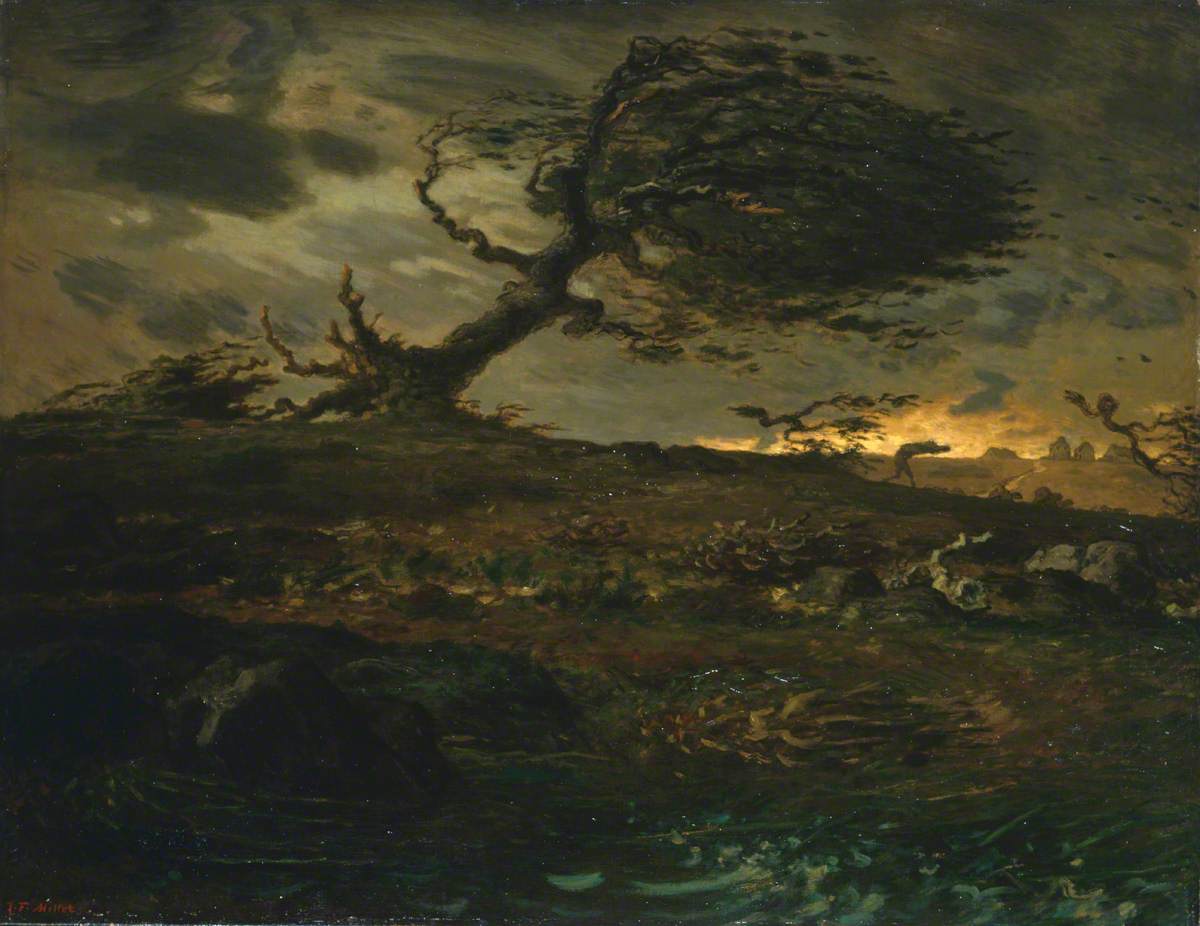 Gust of Wind - Jean-François Millet