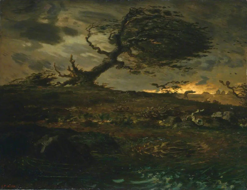 Gust of Wind - Jean-François Millet