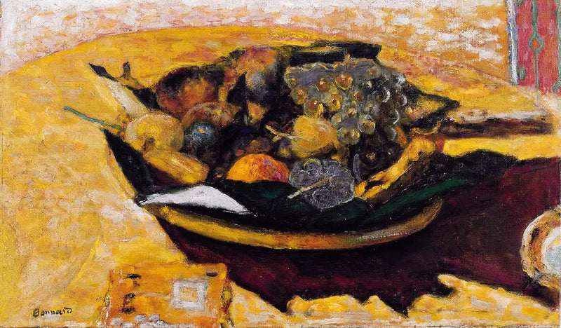 Fruit Bowl on a Table - Pierre Bonnard