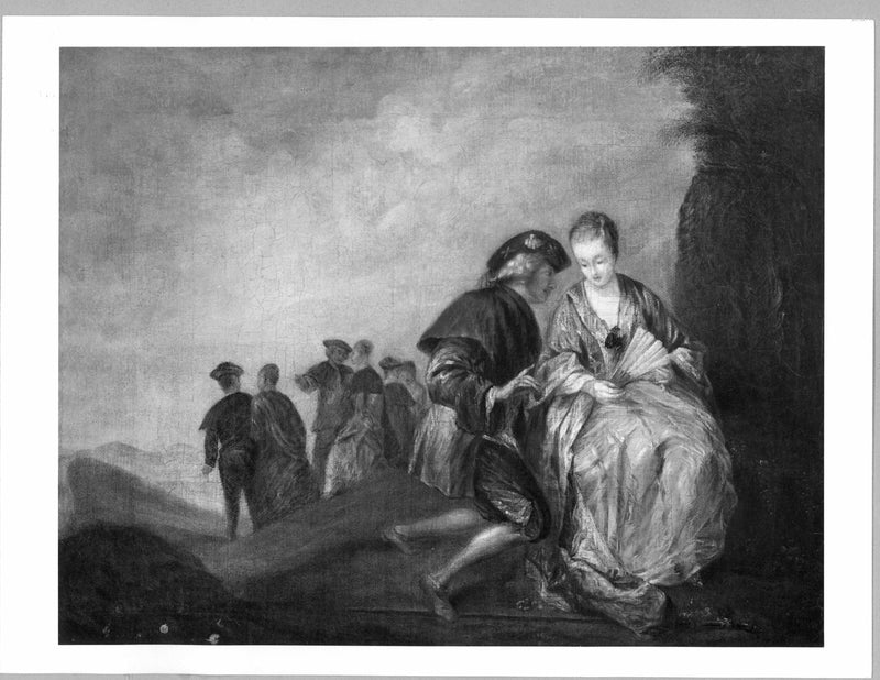 Couple d'amoureux - Antoine Watteau
