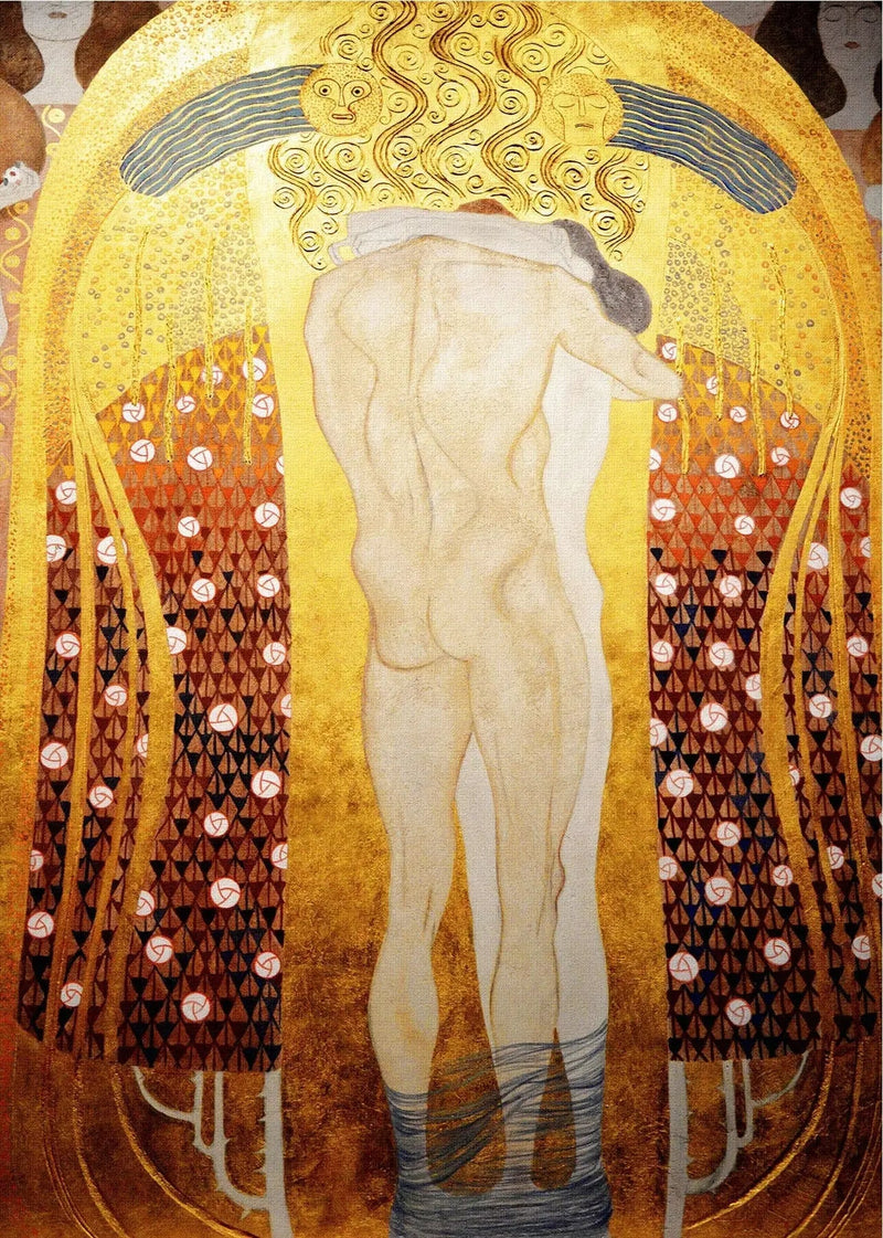 Embracing Couple (Beethoven Frieze) - Gustav Klimt