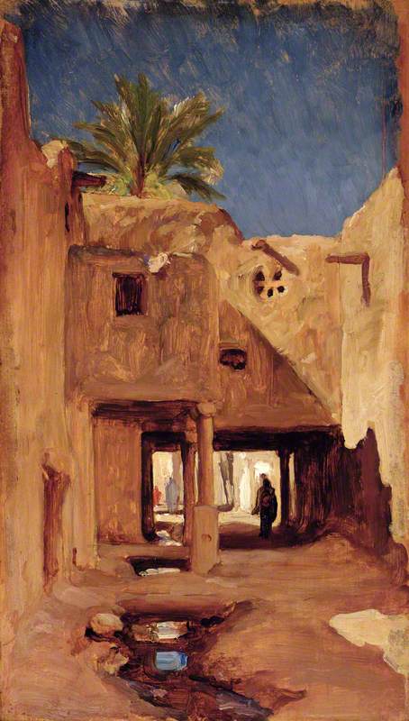 Court in Algiers - Frederic Leighton