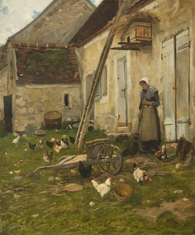Farmyard - Jean-François Millet