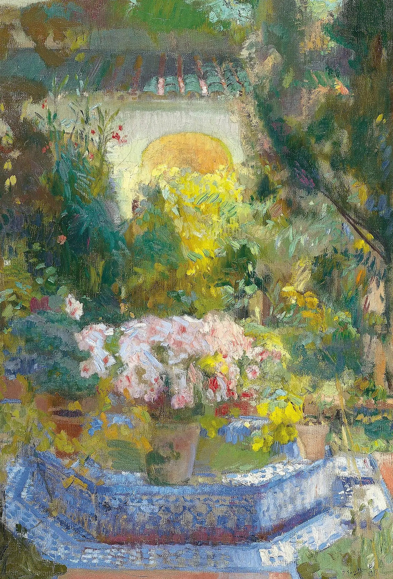 Courtyard of the Casa Sorolla - Joaquín Sorolla