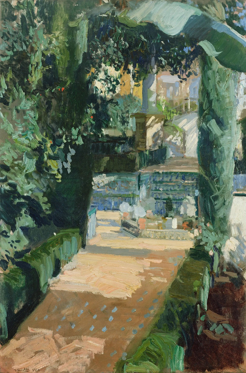 Court of Dances, Alcázar, Seville - Joaquín Sorolla