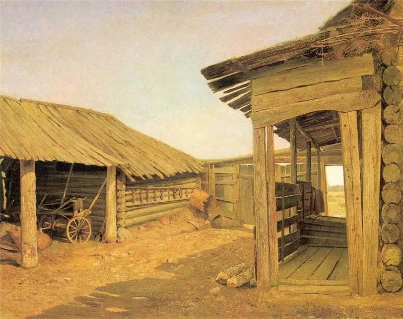 Village Courtyard - Ivan Chichkine