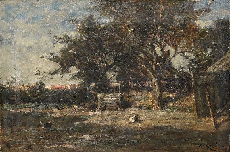 Cour de ferme près du Nord - Willem Roelofs
