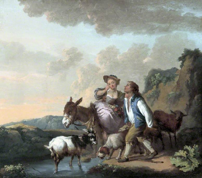 Rustic Cour - François Boucher