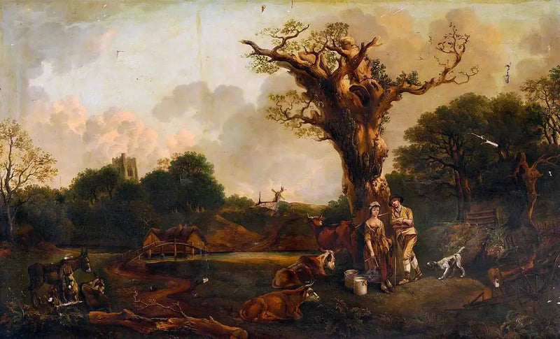 Rustic Courtyard - Thomas Gainsborough