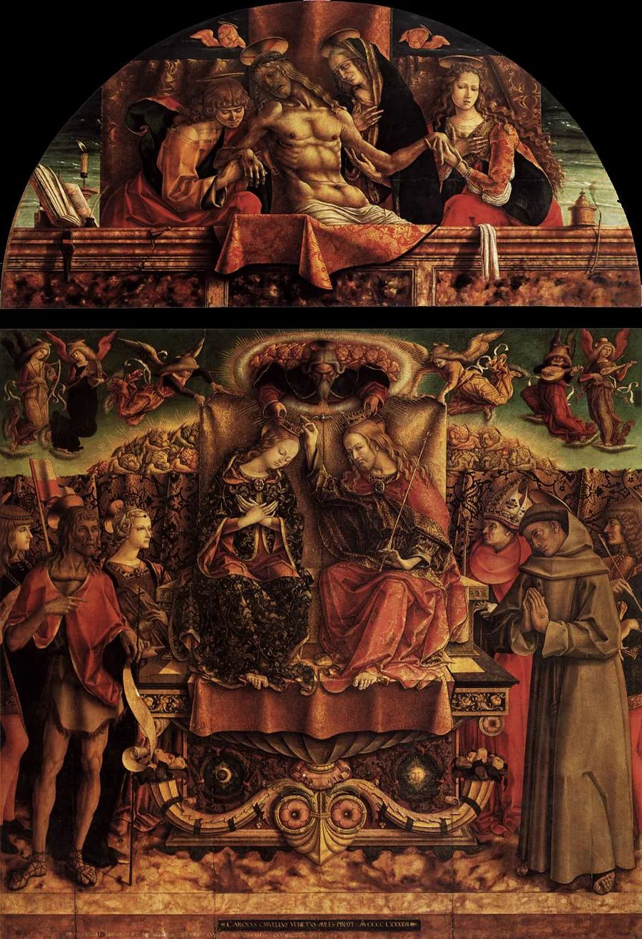 Coronation of the Virgin - Carlo Crivelli