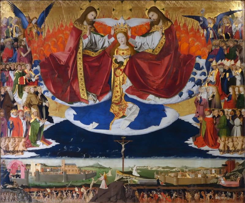 Coronation of the Virgin - Enguerrand Quarton