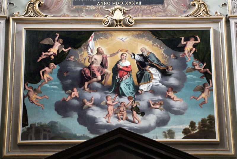 Coronation of the Virgin - Giovanni Battista Moroni