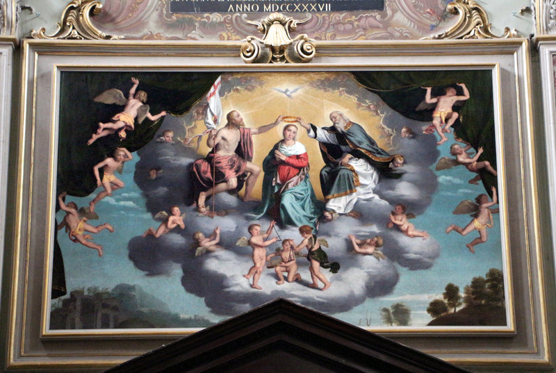 Coronation of the Virgin - Giovanni Battista Moroni