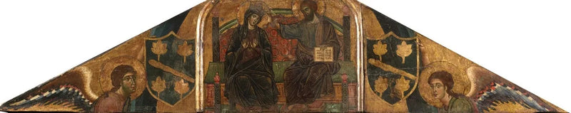 Coronation of the Virgin - Guido da Siena