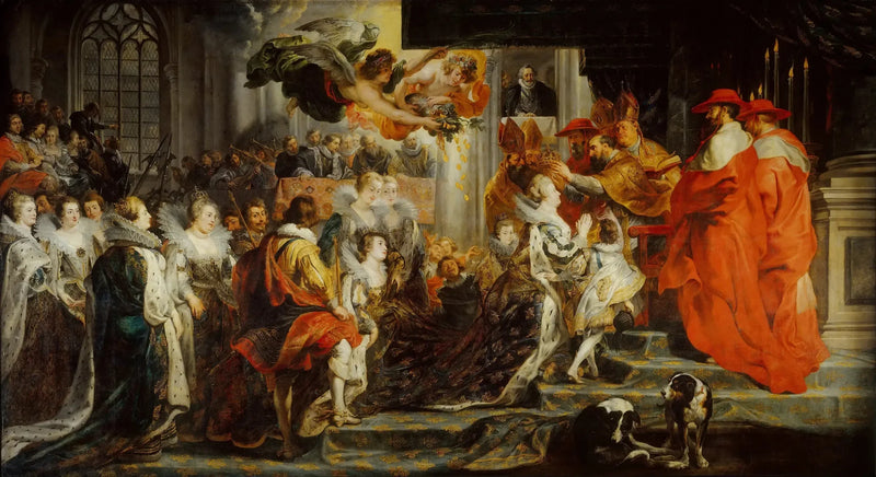 Coronation of Marie de Médicis on May 13, 1610 - Peter Paul Rubens