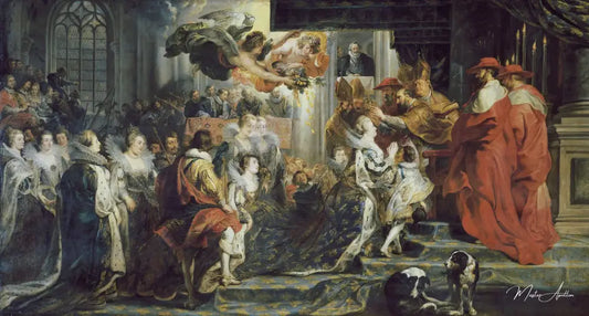 Couronnement de Marie de Médicis le 13 mai 1610 - Peter Paul Rubens - Reproductions de tableaux et peintures haut de gamme