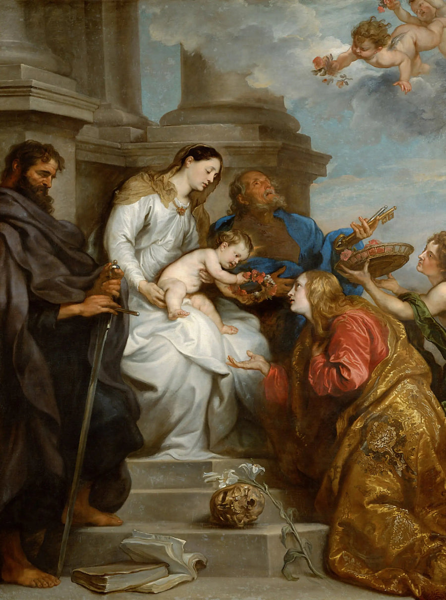 Coronation of Saint Rosalie - Antoine van Dyck