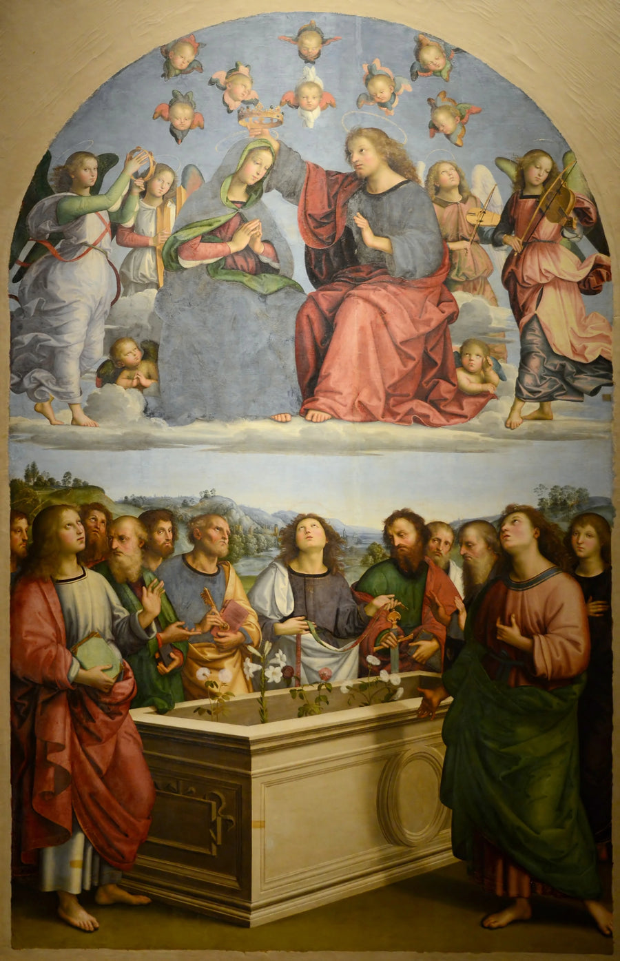 Couronnement de la Vierge, retable Oddi, vers 1502-1504 – Raphaël