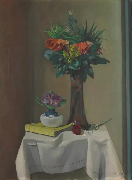 Couronnes impériales (La nappe blanche) - Félix Vallotton - Alpha Reproduction