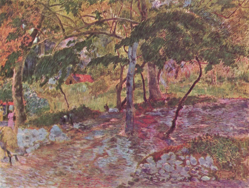 Stream Under the Trees, Martinique - Paul Gauguin