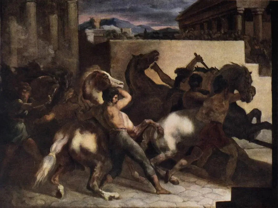 Free Horse Race: The Mossa - Théodore Géricault