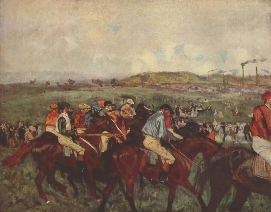 Gentlemen's Race. Before the Start - Edgar Degas