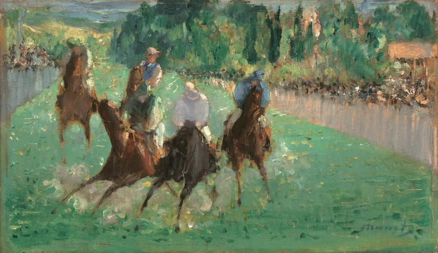 Races at Longchamp - Édouard Manet