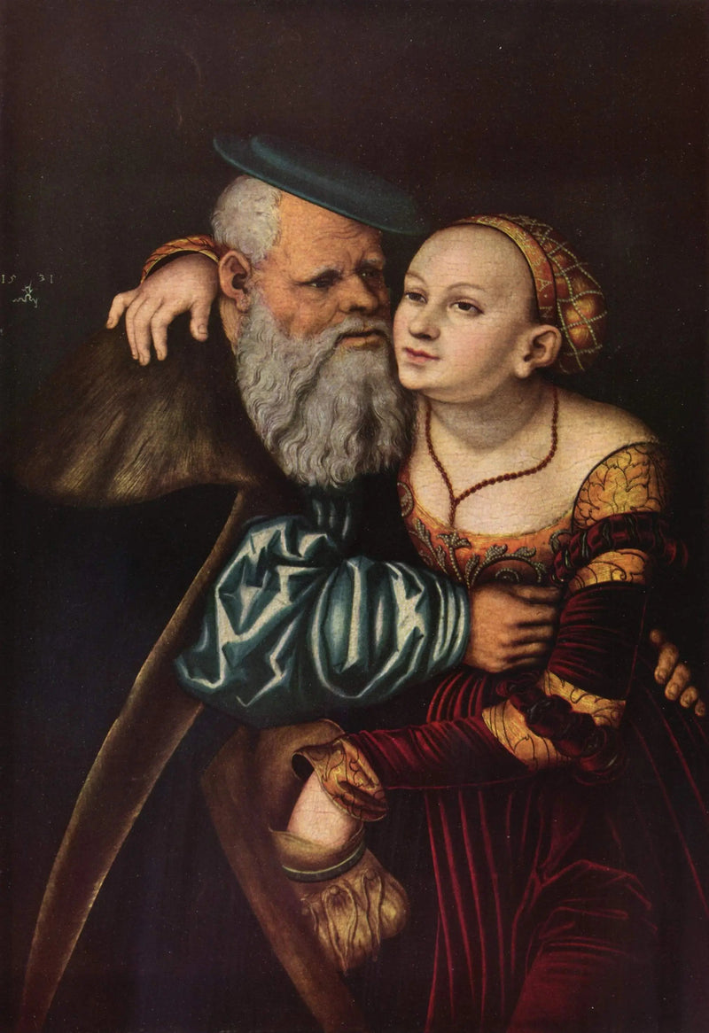 Courtesan and Old Man - Lucas Cranach the Elder
