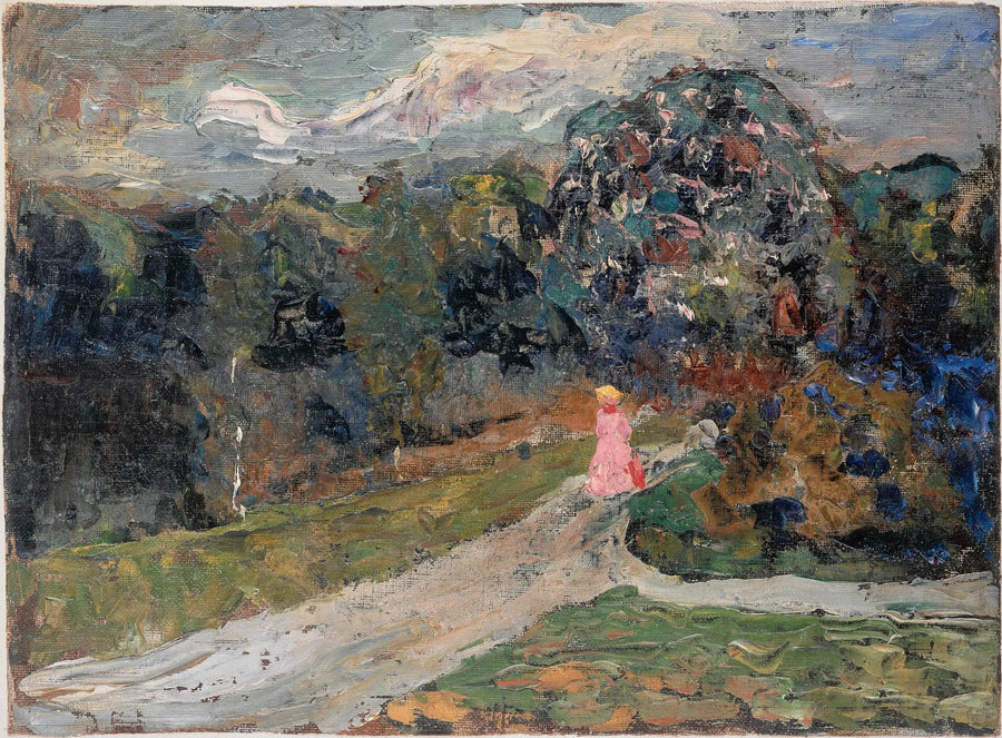 Twilight in the English Garden, Munich - Vassily Kandinsky