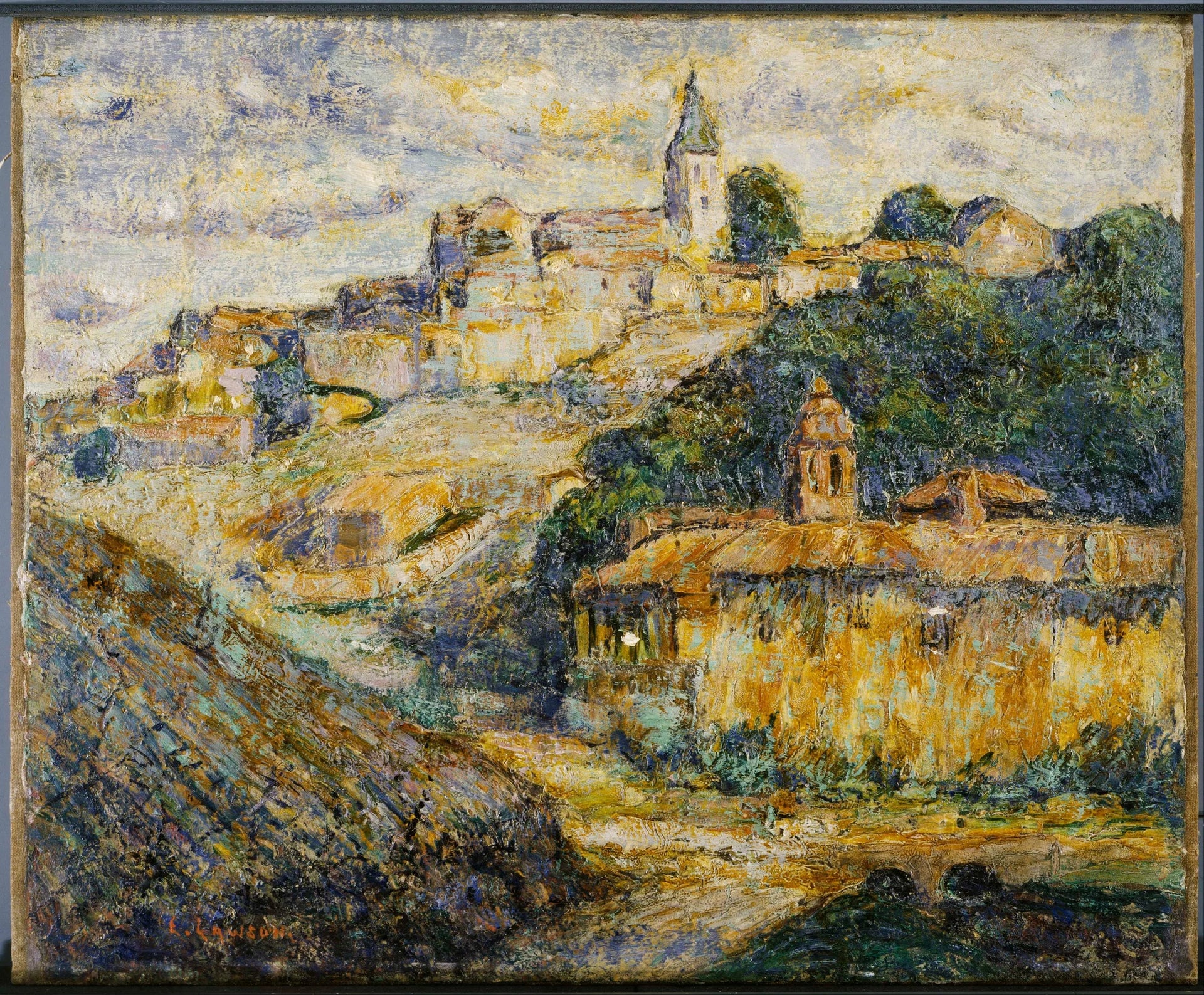 Crépuscule en Espagne - Ernest Lawson image 1 tableau peint à l’huile sur toile
