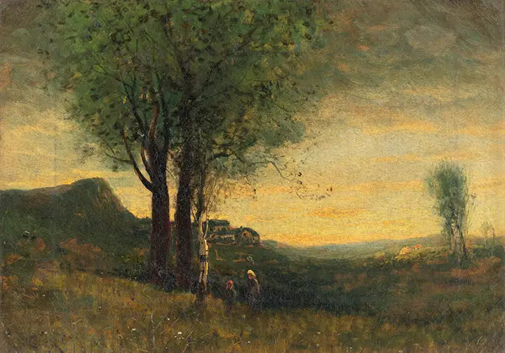 Twilight - Jean-Baptiste Camille Corot