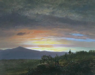 Crépuscule Mont Ktaadn - Frederic Edwin Church - Alpha Reproduction