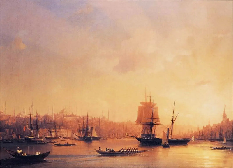 Twilight over the Golden Horn - Ivan Aïvazovski