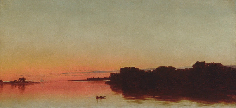 Twilight over the Sound, Darien, Connecticut - John Frederick Kensett