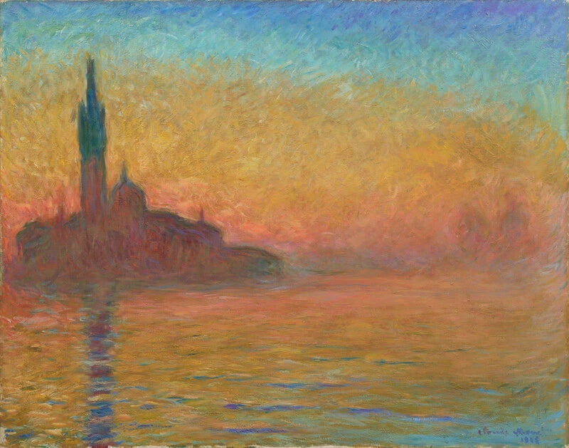 Twilight in Venice W1769 - Claude Monet
