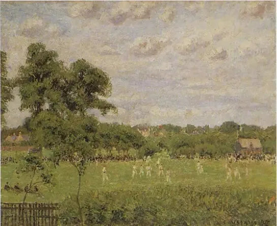 Cricket at Bedford Park, London - Camille Pissarro
