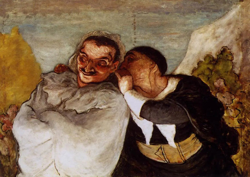 Crispin and Scapin - Honoré Daumier