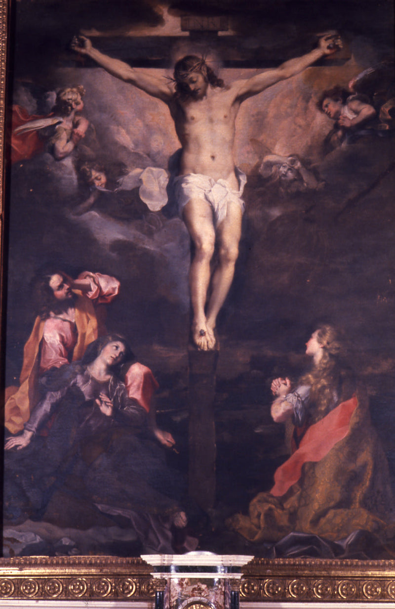 Crucifix with Madonna, Saint John and Magdalene - Federico Barroci