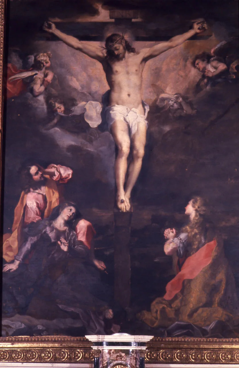 Crucifix with Madonna, Saint John and Magdalene - Federico Barroci